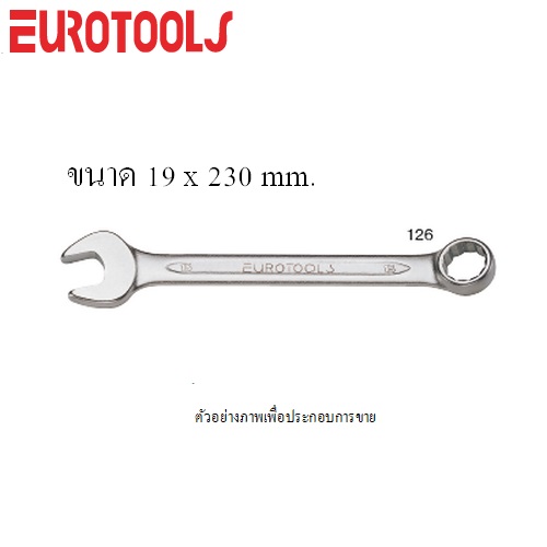 SKI - สกี จำหน่ายสินค้าหลากหลาย และคุณภาพดี | EUROTOOLS 126 แหวนข้างปากตาย 19 mm.